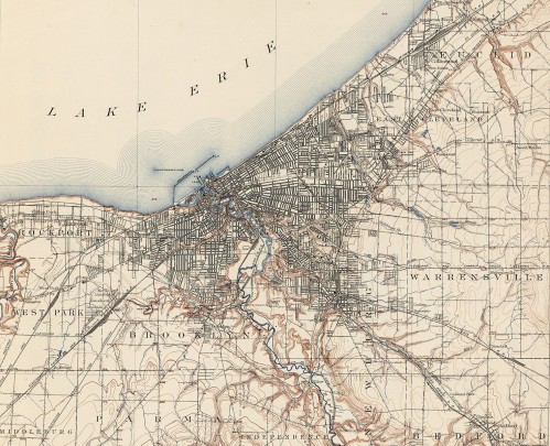 East Cleveland Map